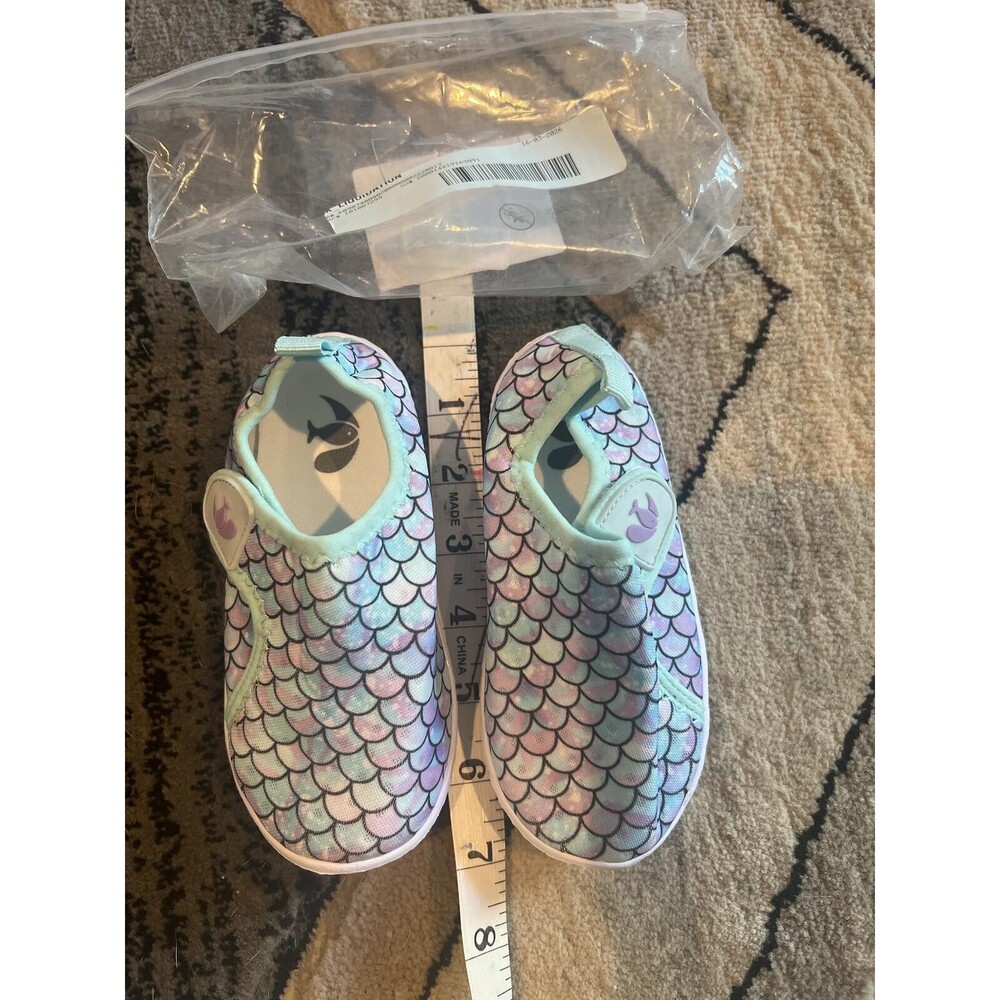 See Kai Run Toddler Shoes with Mermaid Scale Pattern